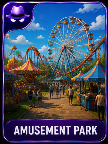 Amusement Park location card