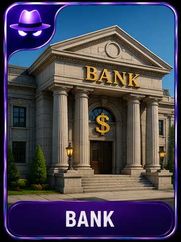 Bank location card