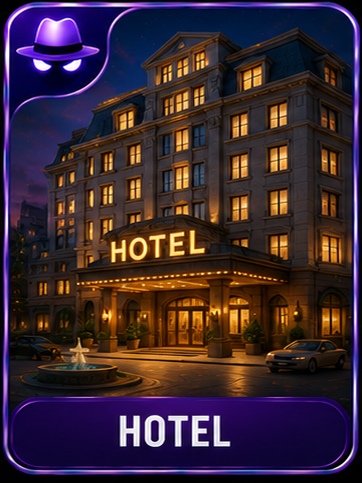 Hotel location card