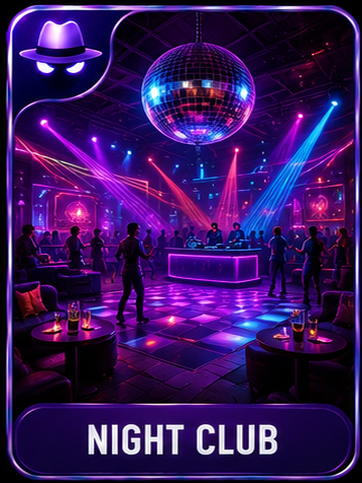 Night Club location card