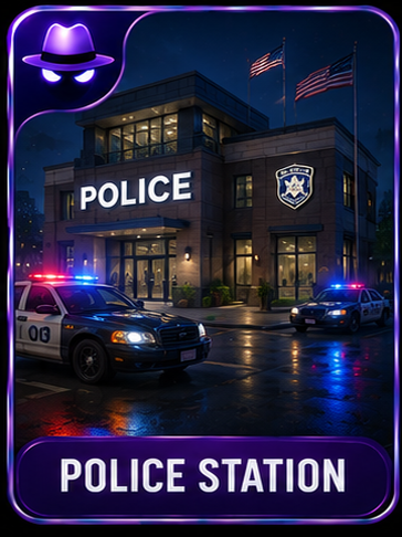 Police Station location card
