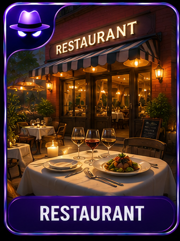 Restaurant location card