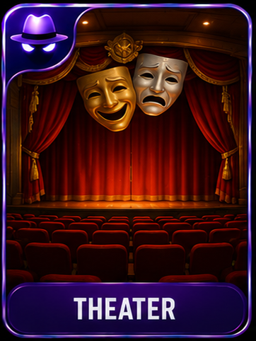 Theater location card