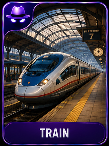 Train location card