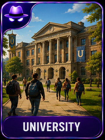University location card