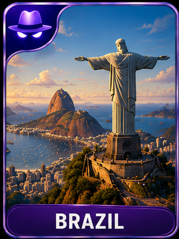 Brazil location card