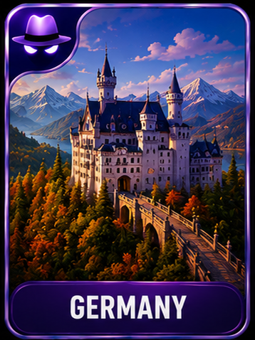 Germany location card