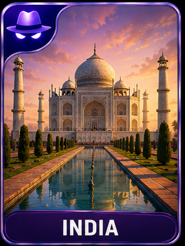 India location card