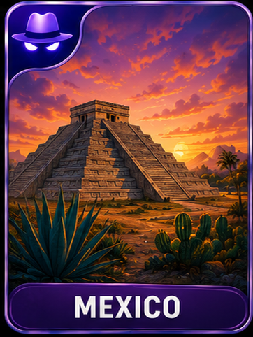 Mexico location card