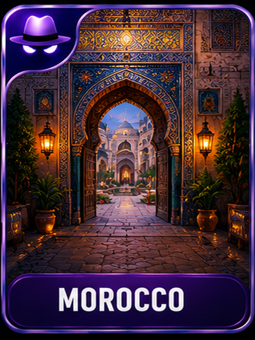 Morocco location card