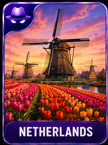 Netherlands location card