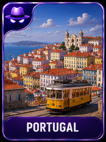Portugal location card