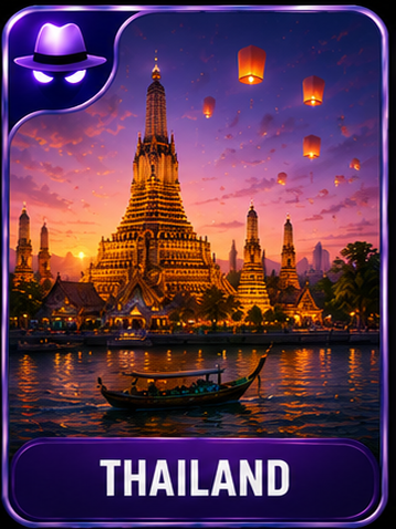 Thailand location card