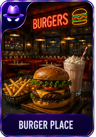 Burger Place location card