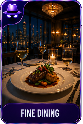 Fine Dining location card