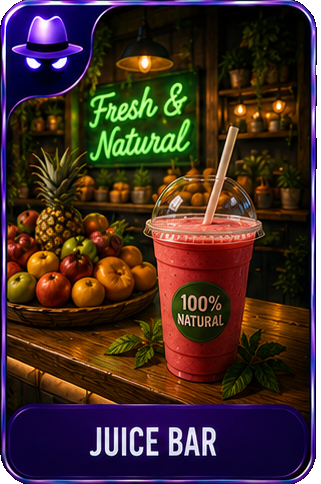 Juice Bar location card