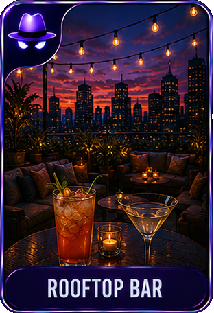 Rooftop Bar location card