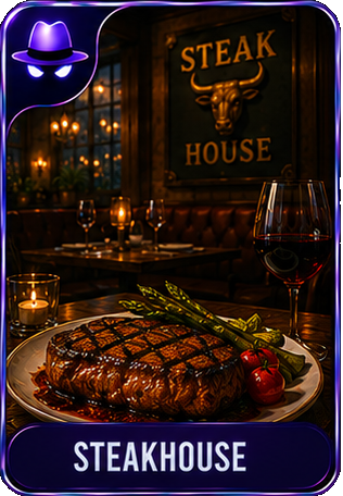Steakhouse location card