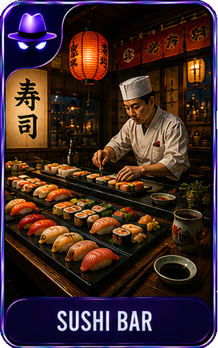 Sushi Bar location card